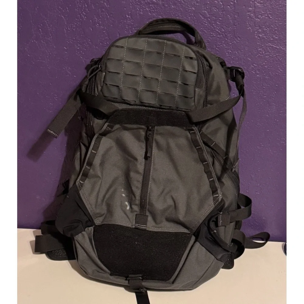 511 Tactical Havoc 30 Backpack Mens Gray Black Nylon Rugged Durable Utility New